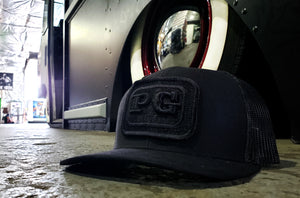 PG NOLA™ Trucker Snapback Hat - BLACK