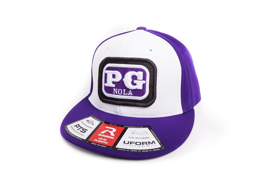 PG NOLA™ Flatbill Flexfit Hat - PURPLE Suicide Awareness